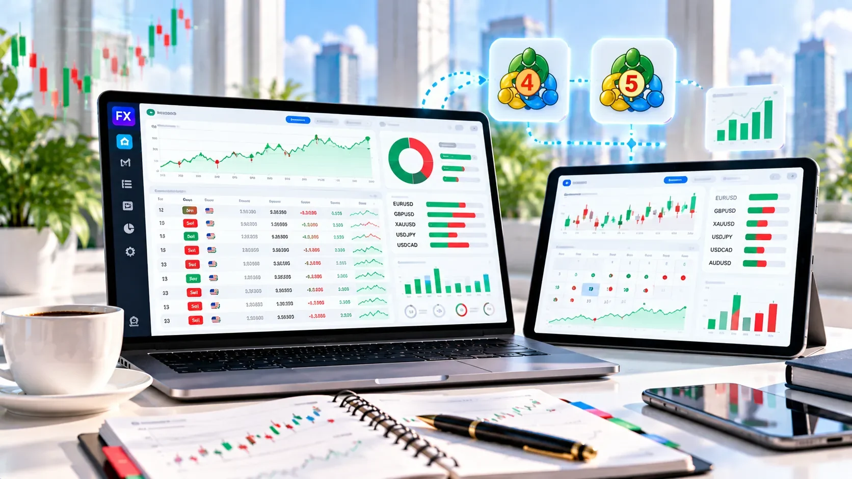 Торговый дневник трейдера и анализ сделок Forex MT4 MT5 в FXStatus