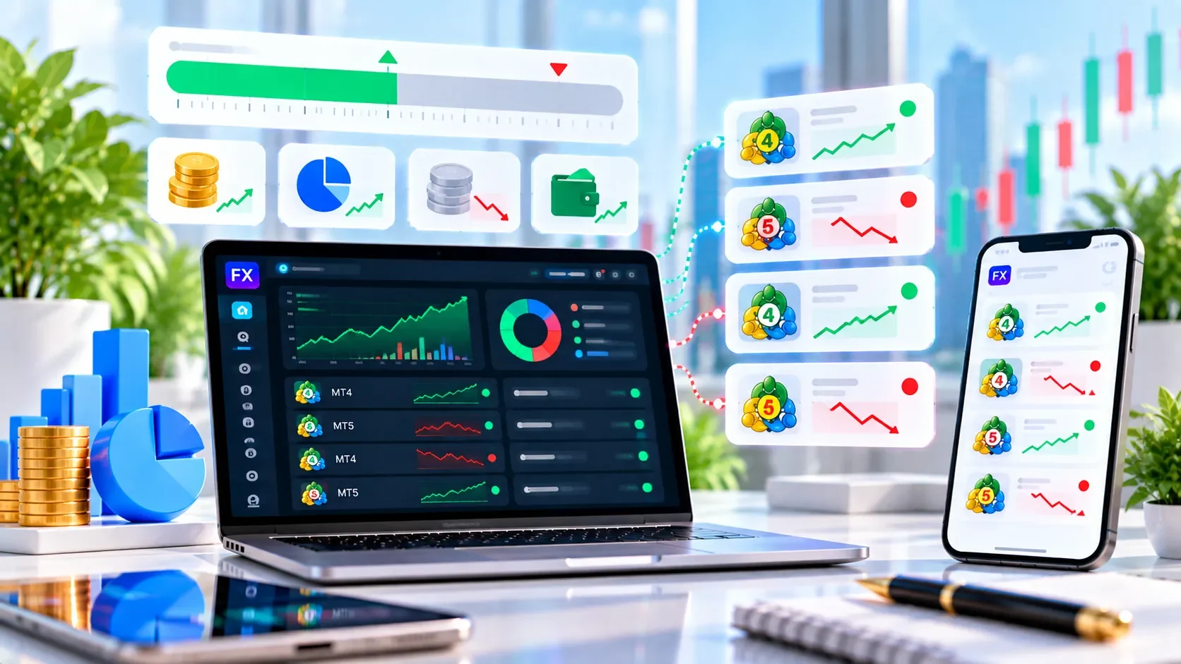 Свободная маржа Forex баланс Equity MT4 MT5 в FXStatus